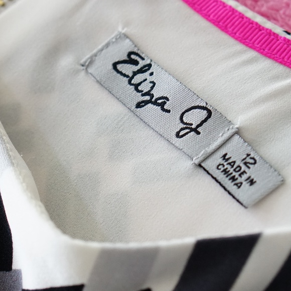 Eliza J Geo Print Matte Jersey Shift Dress - Picture 5 of 5